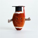 毕业毛绒球公仔