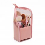 Standing visual makeup bag