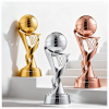 金属篮球奖杯