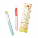 Contrast color chubby push-type gel pen
