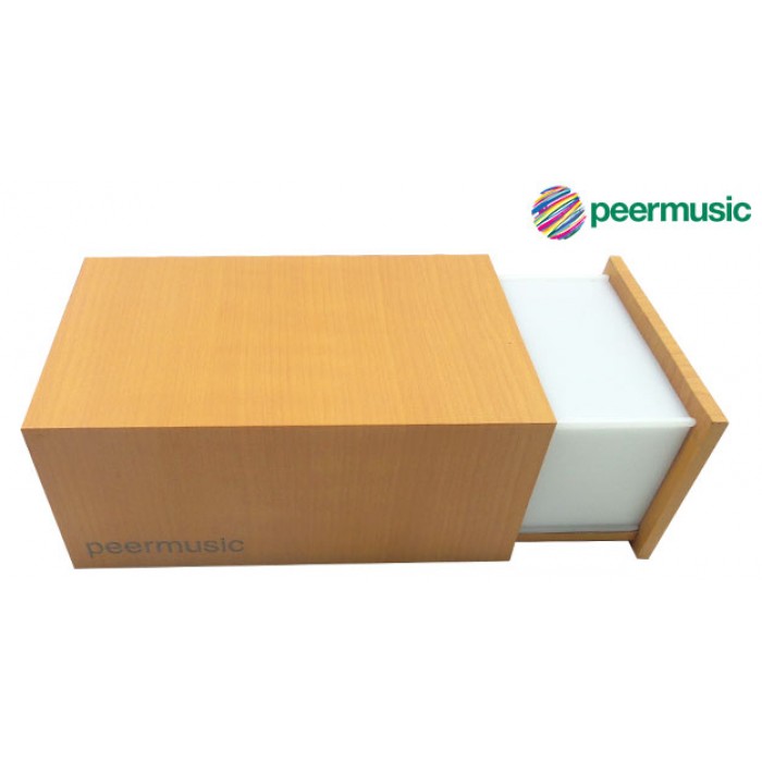 抽屜木盒藍牙喇叭臺燈-Peermusic