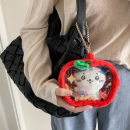 Cartoon transparent dust-proof storage bag for dolls