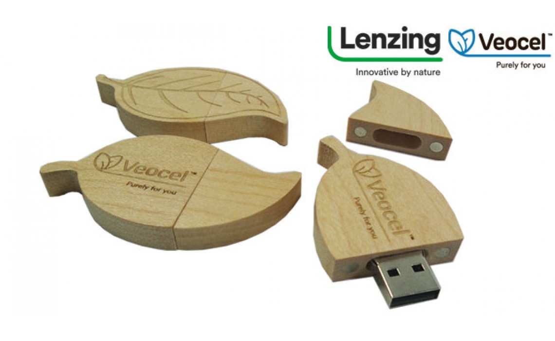 環保樹葉USB手指-Lenzing Fibers