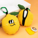 Custom corduroy foldable shopping bag dolls