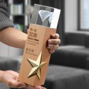 Wooden Crystal Trophy Wooden Crystal Trophy