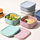 可微波加熱矽膠飯盒