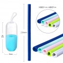 Silicone Straw with Bag