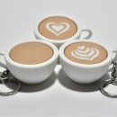 Coffee cup decompression keychain Coffee cup decompression keychain