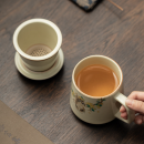 Ceramic filter tea cup