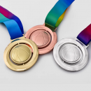 Basketball Metal Medal