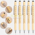 6-In-1 Bamboo Tool Pen