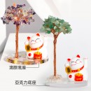 招财猫水晶树