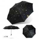Gold Deer Folding Umbrella