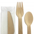 3pcs Wooden Cutlery Set