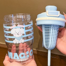 Tritan Cute straw water cup