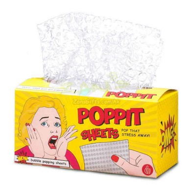 Poppit Bubble Popping Sheets Stress Reliever