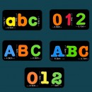 EVA Alphanumeric Refrigerator Magnets