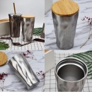 500ML Stainless Steel Coffee Thermos with Straw