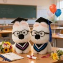 West Highland White Terrier Plush Graduation Doll