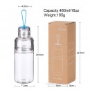 Large-caliber Tritan Water Bottle