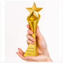 金屬星星獎杯