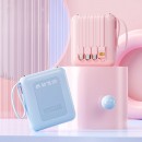 3C認證正方形自帶線移動電源