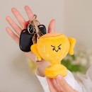 Trophy plush pendant keychain