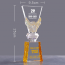 Creative Color-Changing Crystal Trophy