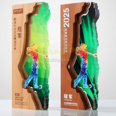 高爾夫亞克力獎座