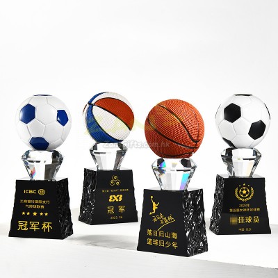 球类水晶奖座