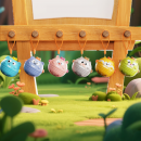 Animal top toy Animal top toy