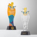 Note Crystal Award Note Crystal Award