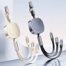 140W 2-in-1-to-3 Retractable Fast Charging Data Cable 140W 2-in-1-to-3 Retractable Fast Charging Data Cable