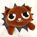 3D Plush Doll Patchwork Bag