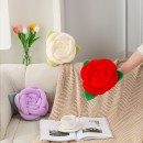 Knitted And Knotted Rose Pillow