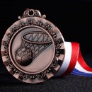 Basketball Metal Medal