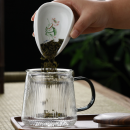 玻璃茶水分離泡茶杯 玻璃茶水分離泡茶杯