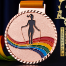 Rope Skipping Metal Medal