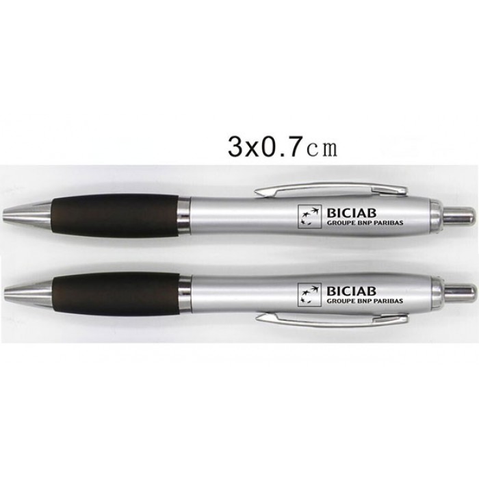 銀黑色廣告筆-BICIAB