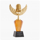 創意金屬話筒獎杯