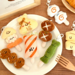 Oden-shaped pendant keychain