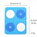 可拆卸拼圖矽膠餐墊