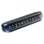 Metal parking contact number plate
