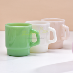 Creative glass coffee cup