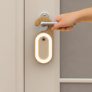 Human body sensing message light