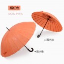 Water Activated Color Changing Flower Print Straight Umbrella