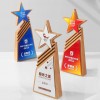 Solid Wood Crystal Award