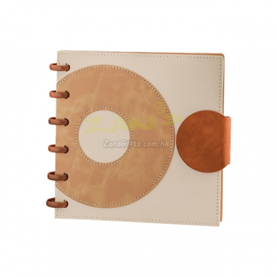 Mushroom Button Square Loose leaf Notebook