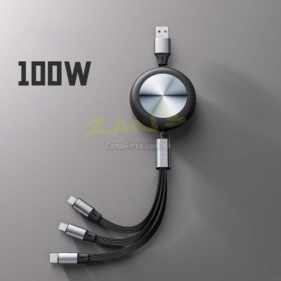 3 in 1 Retractable Charging Cable 3 in 1 Retractable Charging Cable