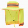 High‑Visibility Fluorescent Bucket Hat for Outdoor Work